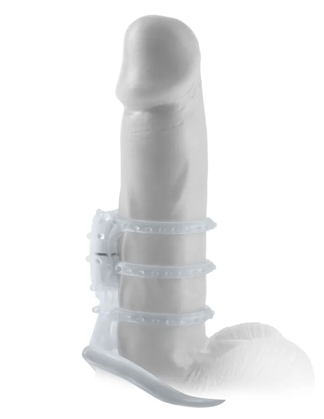 fantasy-x-tensions-vibrating-cock-cage-transparent-wei image 1