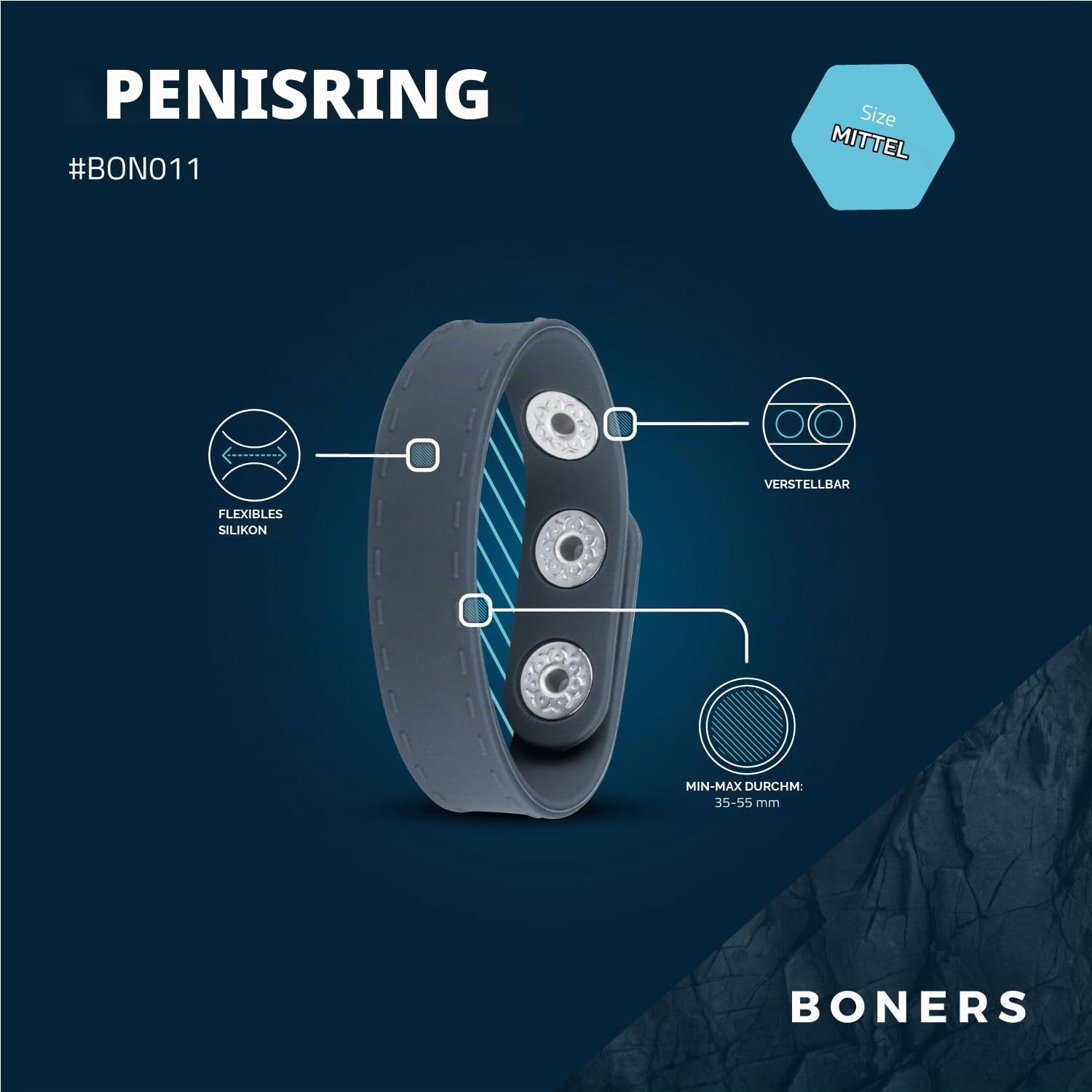boners-cock-strap-gr-e-s-m-verstellbarer-penisring-silikon image 2