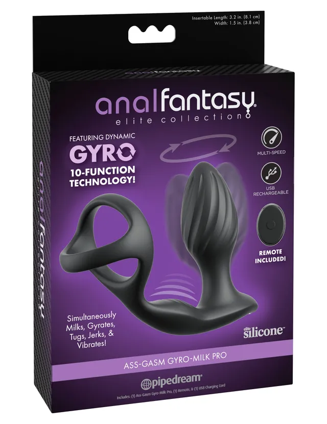 anal-fantasy-elite-ass-gasm-gyro-milk-pro-prostata-vibrator image 1