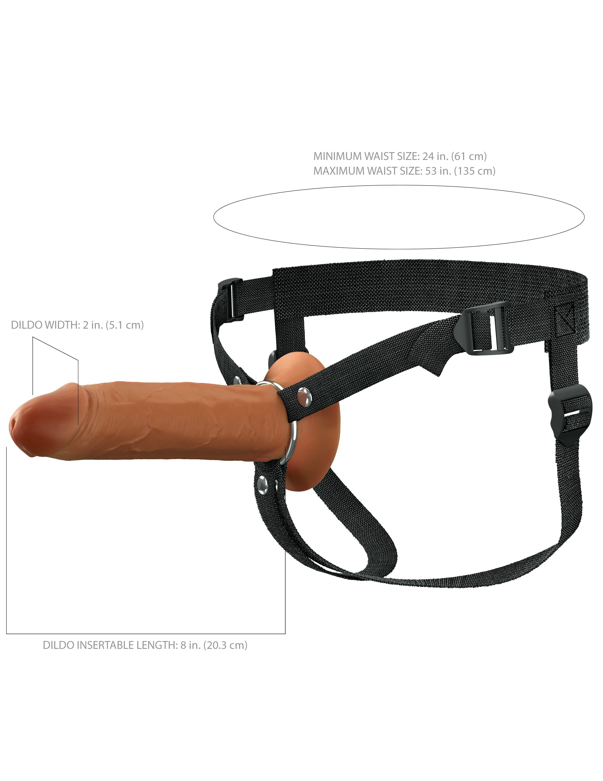 fantasy-x-tensions-elite-8-hollow-silicone-strap-on image 3