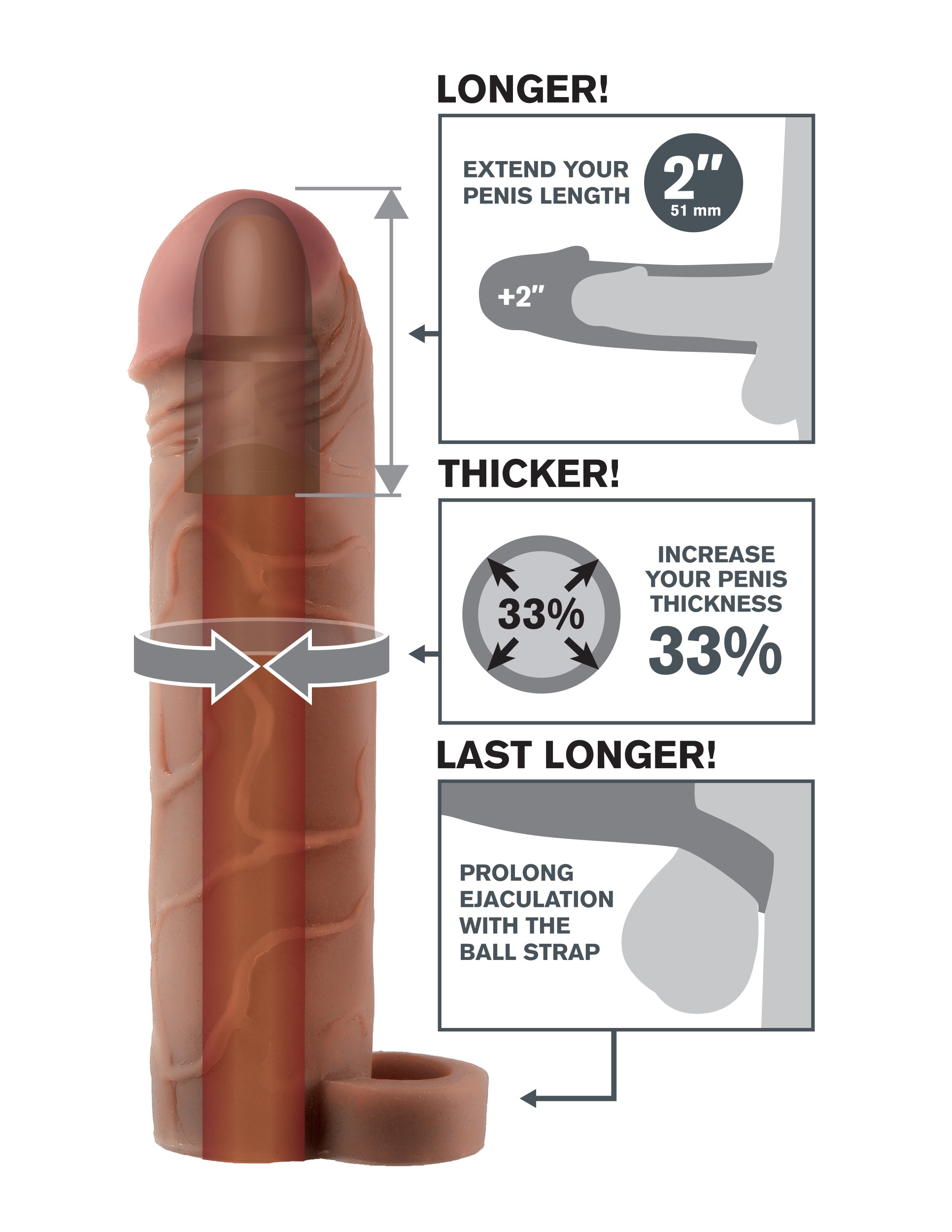 fantasy-x-tensions-perfect-2-extension-ball-strap-brown image 4