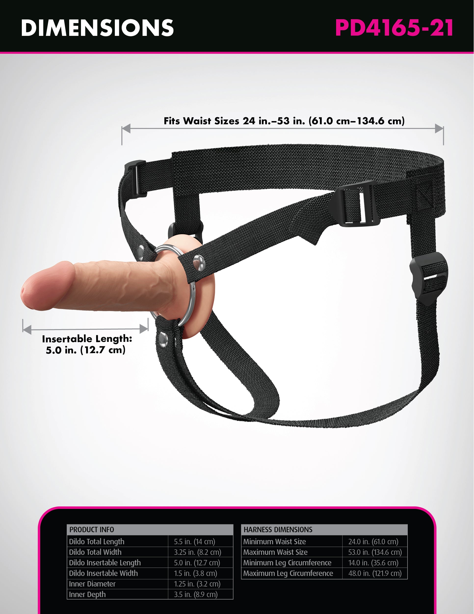 fantasy-x-tensions-elite-5-hollow-silicone-strap-on-dildo-light image 8