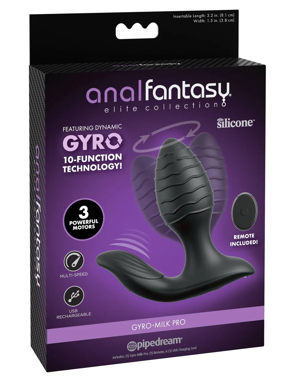 anal-fantasy-elite-gyro-milk-pro-gyrating-prostataplug-10-funktionen image 1